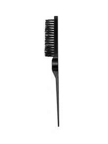 Leopard Print Edge Control Brush, Professional Hair Comb, Suitable For Smooth Ponytails And Buns, Pointed Tail Styling Tool, Suitable For Flyaways And Hair Wax Sideburns - Multicolor - View 19
