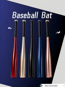 1-3 Pcs Aluminum Alloy Baseball Bat With Gloves, Unisex Professional Training Bat For Students, Fitness, School & Baseball Field - A - View 10