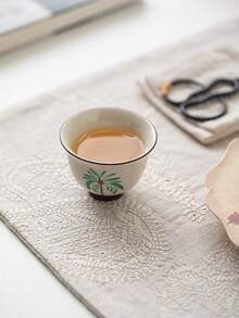 1/2/4/6pcs Handmade Painted Ceramic Tea Cups, Vintage Home & Guest Tea Cups, Kung Fu Tea Cups, Black Tea Cups, Water Cups, Espresso Cups, Gift Cups, Suitable For Daily Use, Gatherings, Parties - Multicolor - View 6