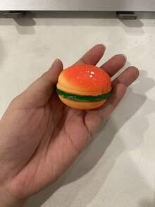 2pcs Realistic Mini Hamburger Stretchable Quick Rebound Burger, Cake Decoration Model Novelty Toy - Multicolor - View 10