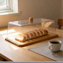 2026 New Model Covered Tray Commercial Bakery Cake Dessert Plating Rectangular Home Use Cup Fruit Tray - View 2
