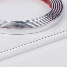 1pc Self-Adhesive Sealing Decorative Strip, Background Wall Decorative Strip, Matte PVC Gold Edge Trim, Wall Fabric Edge Trim, Wall Panel Joint Cover Strip - Multi-color - View 4