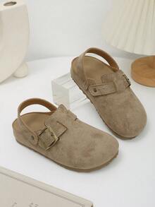 Cork Thick Sole Slippers All-Season Outdoor Comfortable Slippers Retro Casual Closed-Toe Slippers Student Slippers - Khaki - View 3