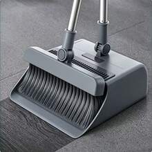 3-In-1 Foldable Broom And Dustpan Set, 2-Piece Broom And Dustpan, Multi-Function Cleaning Tool, Suitable For Living Room, Bedroom, Bathroom, Carpet And Hardwood Floors, Durable Plastic, No Shedding - Broom and Dustpan - View 12