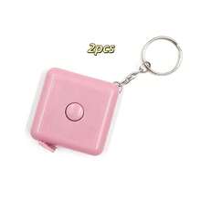 1pc Retractable Mini Tape Measure Keychain, Dual Scale For Body Measurement, Sewing & DIY, 1.5m, Suitable For Apartment, Back To School, Daily Use & Birthday Party, Random Color - Retractable Dual-scale Tape Measure - View 15
