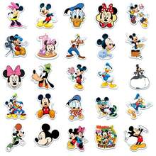 52pcs Disney Movie Mickey Mouse Stickers Cartoon Decals DIY Skateboard Laptop Motorcycle Cool Cute Cartoon Stickers - Multicolor - View 5