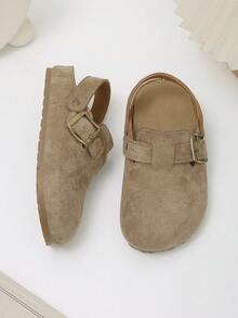 Cork Thick Sole Slippers All-Season Outdoor Comfortable Slippers Retro Casual Closed-Toe Slippers Student Slippers - Khaki - View 7