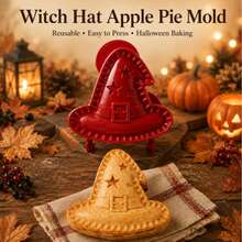 1/4/8pcs Mini Pie Mold Set, Halloween And Christmas Festival Baking Tools, A Festive Pie Crust Cutter With Pumpkin And Ghost Designs, Made Of PET Manual Pie-Making Machine - View 6