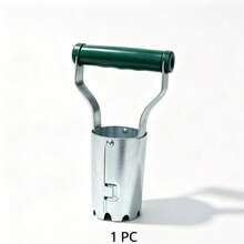 1PC Manual Transplanting Tool, Seedling Hole Puncher, Cylindrical Transplanting Tool, Gardening Hole Punching And Transplanting Tool, Cylinder Body With Built-In Opening And Closing Structure, Soil Automatically Drops Off When Lifted, No Need To Dig Soil Manually, Suitable For Home Vegetable Garden, Garden, Vegetable Patch, Balcony Potted Plants, Used For Transplanting Vegetable Seedlings, Flower Seedlings, Hole Punching And Sowing - Manual Transplanter - View 9