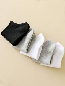 1/3/5/10/15/20/30 Pairs Multicolor Fashion Versatile Unisex Socks, Breathable Low-Cut Socks, Invisible Ankle Socks, Moisture-Wicking, Simple Casual Style, Suitable For All Seasons And Various Occasions - Multicolor - View 8