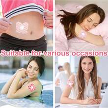 10/5/2pcs Bowknot Sensor Covers For G7, 5 Styles Cute Bowknot CGM Overpatch Waterproof Breathable Adhesive Patches Monitor Sensor Stickers Accessories Compatible With G7 - View 7