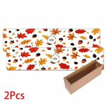 1pc Autumn Pattern Printed Diatomaceous Earth Faucet Water Absorbent Mat, Kitchen Sink Splash Guard, Washbasin Drip Tray, Countertop Water Collection Pad, Faucet Drip Collector, Suitable For Kitchen, Bathroom And Laundry Room - Multicolor - View 12