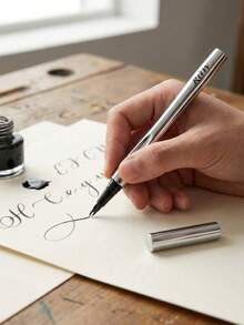 1pc Fountain Pen, Waterproof, Stain-Free, Suitable For Beginners Without Skills, Gift For Teachers Day - Multicolor - View 4