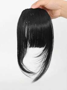 Women's Clip-In Lightweight French Bangs With Sideburns, Natural Seamless Hair Fringe Extension - Multicolor - View 10