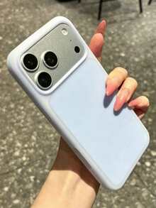 Matte Skin-Friendly Jelly Soft Phone Case Compatible With Iphone 17 Pro Max 17 Pro 17 16 15 14 13 Ultra-Thin Liquid Silicone Shockproof Protective Back Cover - Light Blue - View 3