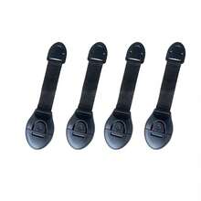 1/3/4/6/10pcs White Plastic Safety Belt Cabinet Locks, Home Use Drawer Safety Protection Locks - Black - View 11