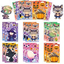 Homemade Halloween Party Game Stickers - Pumpkin, Vampire, Zombie, And Witch Patterns - Perfect For Handmade And Decoration - Multicolor - View 5