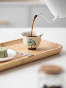 1/2/4/6 piezas Tazas de té de cerámica pintadas a mano, tazas de té vintage para el hogar y los invitados, tazas de té Kung Fu, tazas de té negro, tazas de agua, tazas de espresso, tazas de regalo, adecuadas para uso diario, reuniones, fiestas - Multicolor - Ver 7