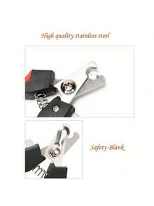 Pet Nail Clippers, Large Dog Nail Clippers, Multi-Function Teddy Cat Stainless Steel Nail Clippers - A - View 3