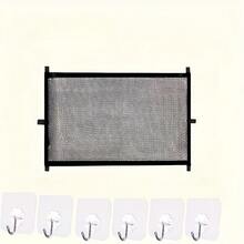 No-Drill Pet Fence Gate Mesh, Easy Installation Without Drilling, Suitable For Indoor And Outdoor Use. As A Partition Fence, Applicable For Doorways, Hallways, Balconies, Yards, Cats And Dogs, Dual-Purpose Protection, Easy Installation For Home And Yard, Thoughtful Gift For Pet Owners, Suitable For Dog And Cat Families, Can Be Given As A Housewarming Gift Or Pet-Themed Holiday Gift - Black - View 12