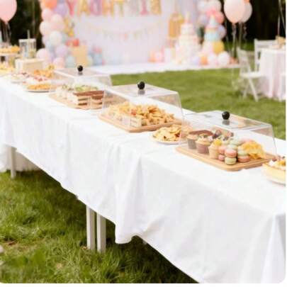 Bread Tasting Plate With Cover Cake Display Pastry Serving