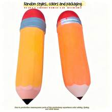 1pc Oversized Realistic Pencil Squeeze Toy, Super Soft Slow Rebound Stress Relief Toy, Fun Creative Desktop Finger Toy, Suitable For Students And Office Workers, Creative Holiday Gag Gift - Multicolor - View 12