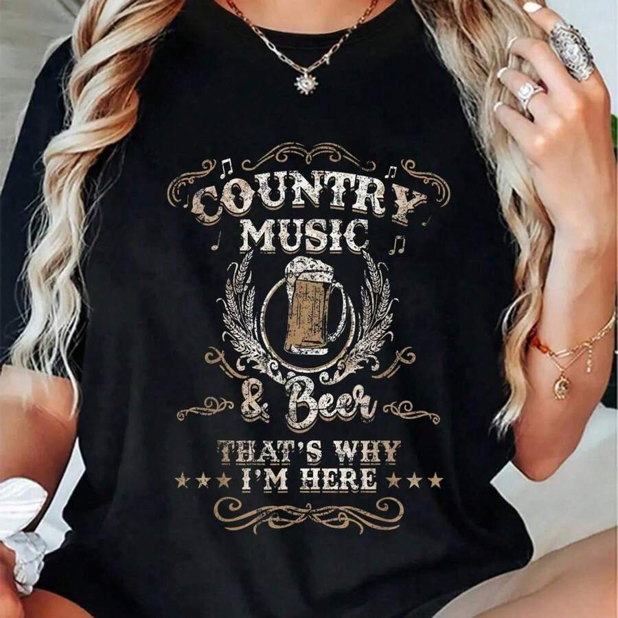 Women T-Shirts - Black 5 - View 1
