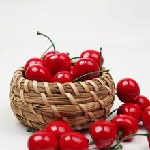 30 Buah Dekorasi Busa Ceri Merah, Untuk Dekorasi Rumah, Dekorasi Dapur, Dekorasi Musim Gugur, Dekorasi Luar Ruangan, Dekorasi Meja, Dekorasi Pernikahan, Tanaman Buatan, Hadiah untuk Wanita, Kembali ke Sekolah - Merah - View 6