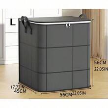 Thickened Black Mesh Storage Bag, Transparent Large Foldable Clothing And Bedding Storage Bag, Dormitory Essentials, Suitable For Blankets, Bedding, Wardrobe, Under Bed And Dorm Storage, Ideal For Moving, Laundry And Space-Saving Room Organization - Multicolor - View 9