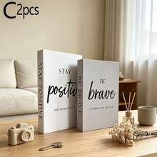 1/2/3pcs Modern Decorative Books, Foldable Faux Books, Coffee Table Faux Books, Bookshelf Display Books, Home Office Decor - Decor Book - View 8