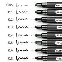 1 cây/8 cây/16 cây bút vẽ kỹ thuật/bút liner nét mảnh chính xác cho nghệ sĩ, chống nước, ngòi trung bình, phù hợp để phác thảo và tài liệu văn phòng - Bộ - Xem 6