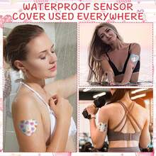 32/8/4 Pieces Of Geisailie Adhesive, G7, CGM Patch, Heart-Shaped Tape Sticker, Waterproof And Sweat Proof Sensor Cover, Flexible And Breathable, Pre Cut, Durable And Long-Lasting - View 5