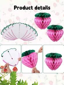 1/3pcs Colorful Hanging Paper Honeycomb Balls, Round Lantern Paper Balls With Floral Hanging Lantern Decorations, Suitable For Back To School, Kindergarten Opening, Mid-Autumn Festival, Christmas, Halloween, Easter, Birthday, Wedding, Baby Shower, Graduation, Children's Day, New Year, Party, Party Supplies, Photo Backdrop Decoration, Indoor And Outdoor Use - Multicolor - View 5