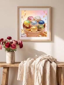 New Arrival: Cute Dumpling Diamond Painting, Adult Diamond Painting Mosaic Craft, Full Round Diamond Painting Product. Stress Relief And Easy To Match, Suitable For Desktop Decoration And Dining Table Decoration, Handmade Kit, Unique Home Design - A - View 6