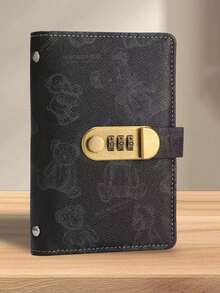 1 buah Dompet Uang dengan Kunci Sandi, Buku Penyimpanan Uang Motif Beruang, Pengatur Anggaran, Cocok untuk Perencanaan Anggaran Rumah Tangga, Pengelolaan Uang Tunai Saat Perjalanan, Buku Catatan Tabungan Keluarga - View 12