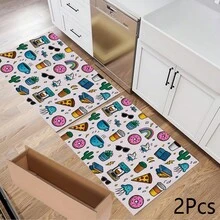Colorful Toy Print Pattern Drainage Mat/Absorbent Mat/Drying Mat Coffee Machine Dish Drying Mat - Absorbent Polyester Tabletop Protector Mat With Rubber Non-Slip Backing, For Kitchen Countertop Decoration - Home Bar And Dining Table Placemat - Multicolor - View 10