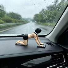 14+ Halloween Decor Masked Muscular Man Car Dashboard Ornament Funny Halloween Car Console Desktop Personalized Decoration - Halloween Muscle - View 6