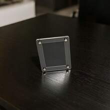 Black Acrylic Card Display Stand, Anime Collection Cards, Celebrity Photos, Personal Portrait Photo Frame, Desktop Display Frame, Card Area Size 6.4*8.9cm - Black - View 19
