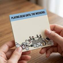 Funny Otter Sticky Notes 4-Pack, 3X3 Inch Novelty Memo Pads, 50 Sheets/Book, Office Desk Accessory And Humorous Gag Gift For Colleagues Or Adults, Heartwarming Otter Stress-Relief Stationery - one-size - View 7