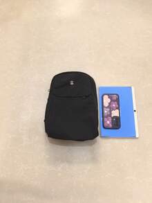 Real Shot Solid Color Unisex Outdoor Backpack, Compact Design, Multi-Pocket Multi-Zipper, Random Zipper Pull - Multicolor - View 6
