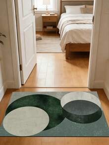 1pc Modern Minimalist Luxury Oval Pattern 3.5mm Trimmable Cushion Mat, Anti-Fatigue Kitchen Rug Bathroom Mat, Hallway Entryway Mat, Suitable For Kitchen, Bathroom, Living Room, Laundry Room, Outdoor Garden - Multicolor - View 11