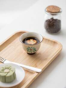 1/2/4/6 piezas Tazas de té de cerámica pintadas a mano, tazas de té vintage para el hogar y los invitados, tazas de té Kung Fu, tazas de té negro, tazas de agua, tazas de espresso, tazas de regalo, adecuadas para uso diario, reuniones, fiestas - Multicolor - Ver 8