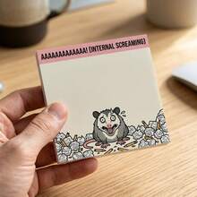 Funny Otter Sticky Notes 4-Pack, 3X3 Inch Novelty Memo Pads, 50 Sheets/Book, Office Desk Accessory And Humorous Gag Gift For Colleagues Or Adults, Heartwarming Otter Stress-Relief Stationery - one-size - View 5