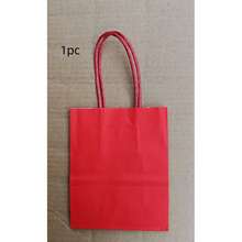 1/10PCS Small Kraft Paper Gift Bags, Multiple Colors Available, With Handle And Foldable Design, Reusable, Available, With Handle And Foldable Design, Reusabl…Suitable For Business Events, Birthday Gift Packaging And Multi-Pur - Multi-color - View 12