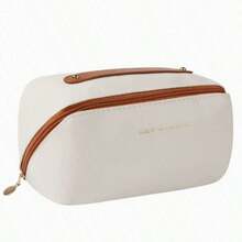 1pc Large Capacity Waterproof PU Makeup Bag, Multi-Functional Travel Cosmetic Bag, Waterproof Bathroom Toiletry Bag, Makeup Organizer Bag, Suitable For Storing Lipstick, Eyeshadow, Makeup Brushes, Travel Essentials And Makeup Tools,Back To School - Multicolor - View 13