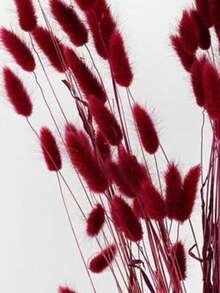 60/120/180/240pcs 16.5 Inch Artificial Rabbit Tail Grass Stems, Home Decor Artificial Rabbit Tail Grass Branches, Suitable For Bohemian Style Floral Arrangements, Handmade DIY, Home/Kitchen Decor, Wedding Decoration, Christmas Decoration, Thanksgiving Decoration And Handmade Wreath Making - Dark Reddish Brown - View 5