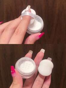 1 Pack 24/12pcs, Sealed Loose Powder Dispenser Bottles, 10g Capacity, Minimalist Wide Mouth Large Capacity Design, With Mini Powder Puff And 9-Grid Sieve, Suitable For Loose Powder, Liquid Foundation, Portable Cosmetic Storage Box, Portable Loose Powder Dispenser, Suitable For Travel, DIY Cosmetic Tools, DIY Storage Set, Travel Essentials, Perfect Gift For Women - Multicolor - View 3