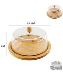 Cake Lid Transparent Cover Bread Dessert Baking Tray Cover Afternoon Tea Display Item Hotel Coffee Western Food Display Plating - View 11