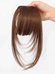 Women's Clip-In Lightweight French Bangs With Sideburns, Natural Seamless Hair Fringe Extension - Multicolor - View 7