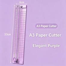 9pcs Multifunctional A3 Dual-Direction Paper Cutter, Portable Manual Paper Cutter With Ruler, Perfect For Office, School And Study Room Use - E - View 12